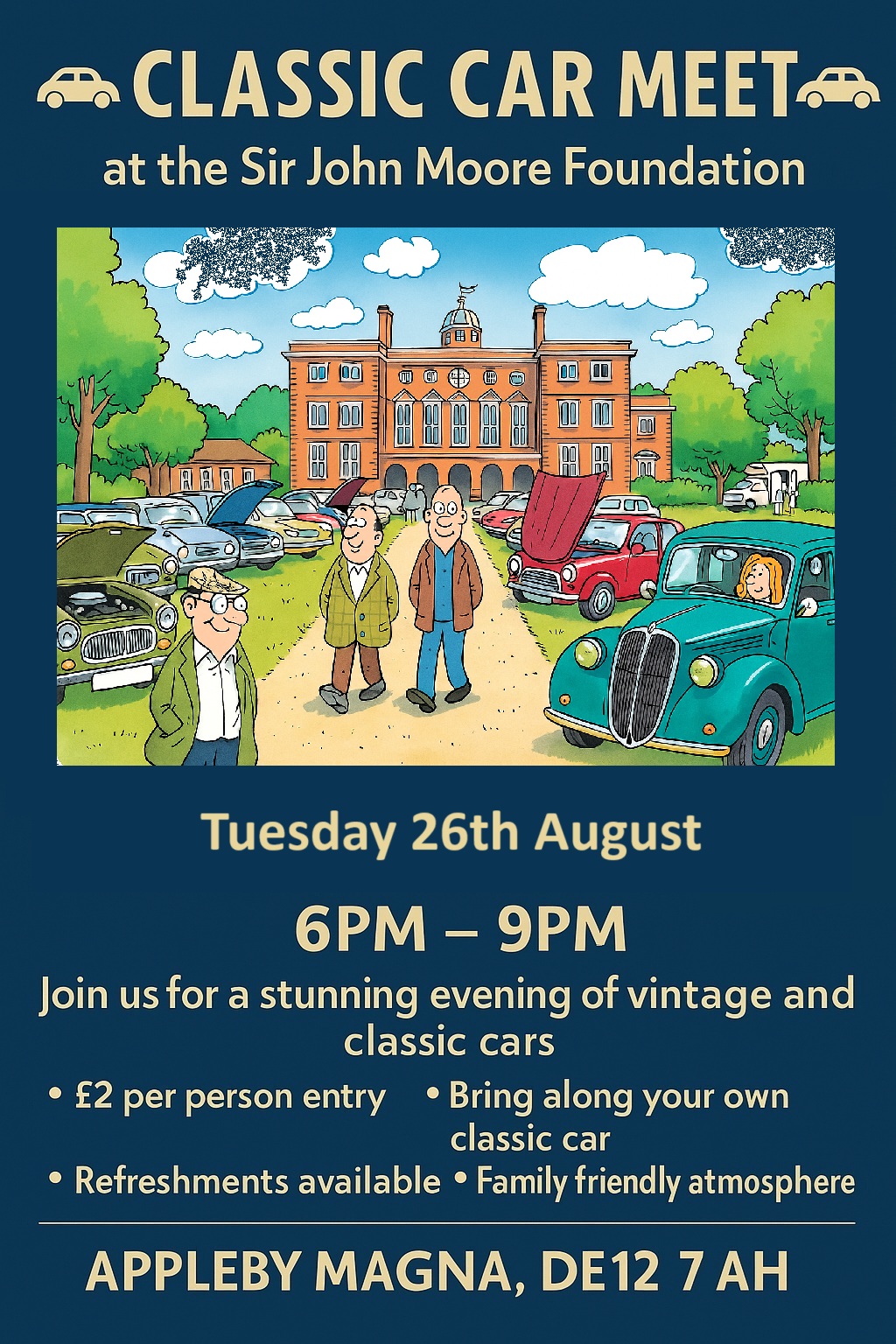 26th August car show